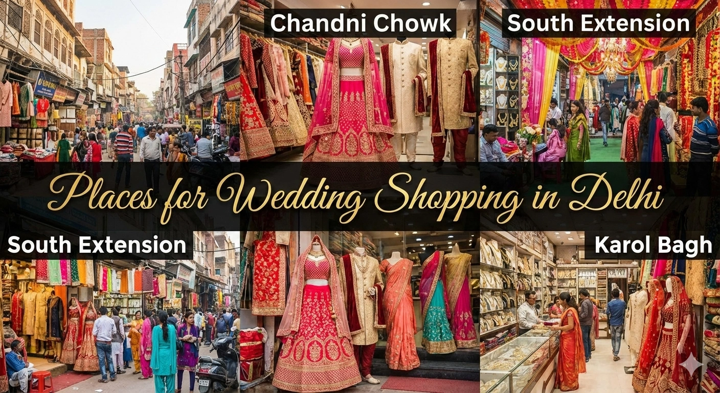 Top 10 Places for Wedding Shopping in Delhi