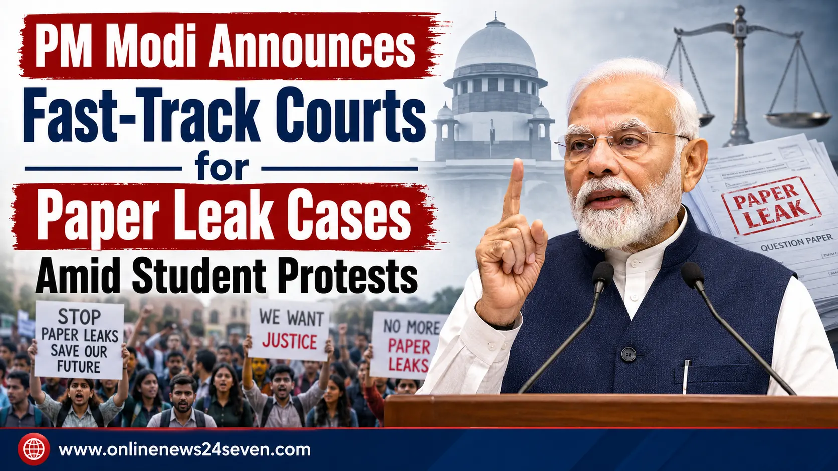 PM Modi message to students