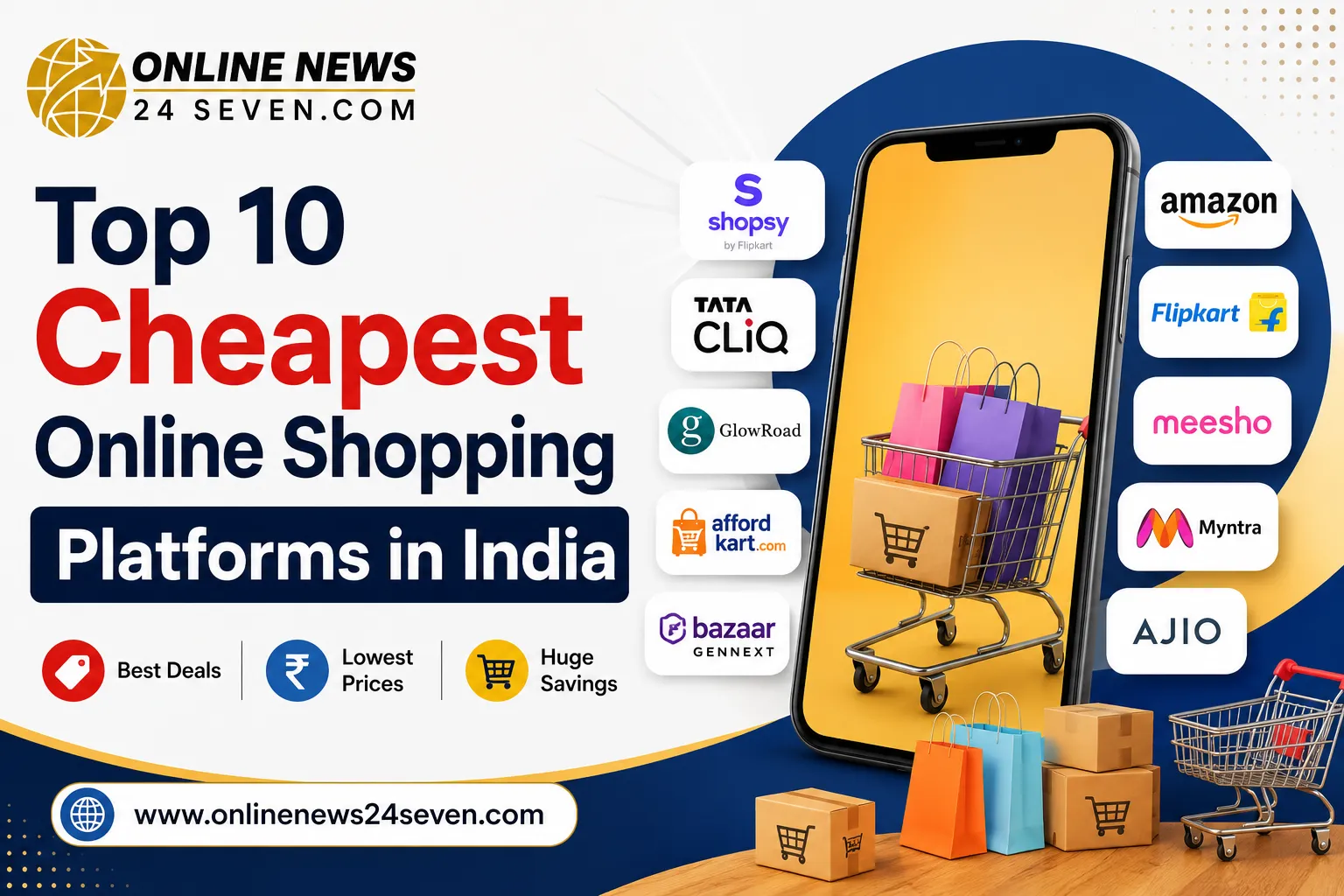 Top 10 Cheapest Online Shopping Platforms in India